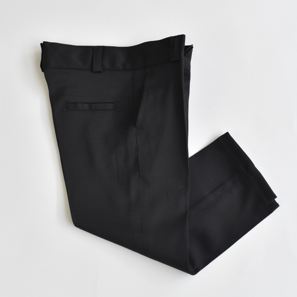 Tuscany Formal Boys Pants black slim fit dress pants with adjustable waist and stretch fabric