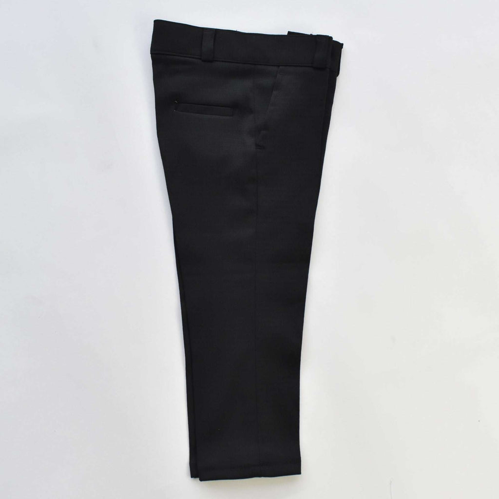 Tuscany Formal Boys Pants slim fit black dress pants with adjustable waist and stretch fabric