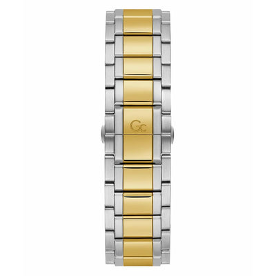 Men's Watch GC Watches stainless steel two-tone bracelet with butterfly clasp