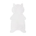 White disposable sweat towel for children shaped like a cartoon animal, made of spunlace non-woven fabric for sweat absorption