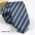 navy blue striped jacquard tie for men fashion exquisite wedding groom accessory