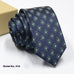 Fashion exquisite jacquard tie with paisley pattern in navy blue for men wedding groom accessory