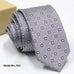Fashion exquisite jacquard grey striped tie with floral pattern, model R23