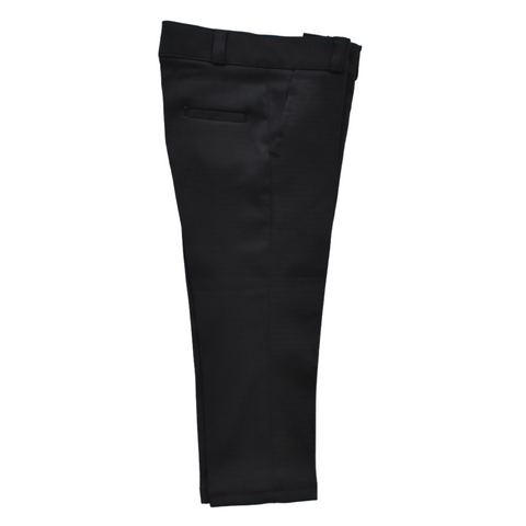 Tuscany Formal Boys Pants slim fit black dress pants with adjustable waist and stretch fabric