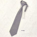 gray men's solid color tie arrow style cotton fabric 35x7cm
