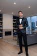"Amsterdam" Tuxedo Jacket Peak-3