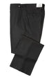 "Anthony" Black Vitale Barberis Italian Wool Tuxedo Pants-1
