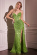 Embellished Strapless Gown-6